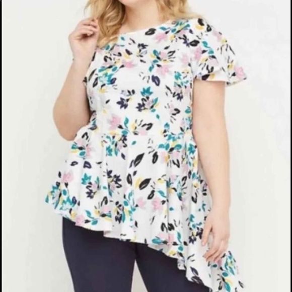Lane Bryant Tops - Lane Bryant asymmetric top